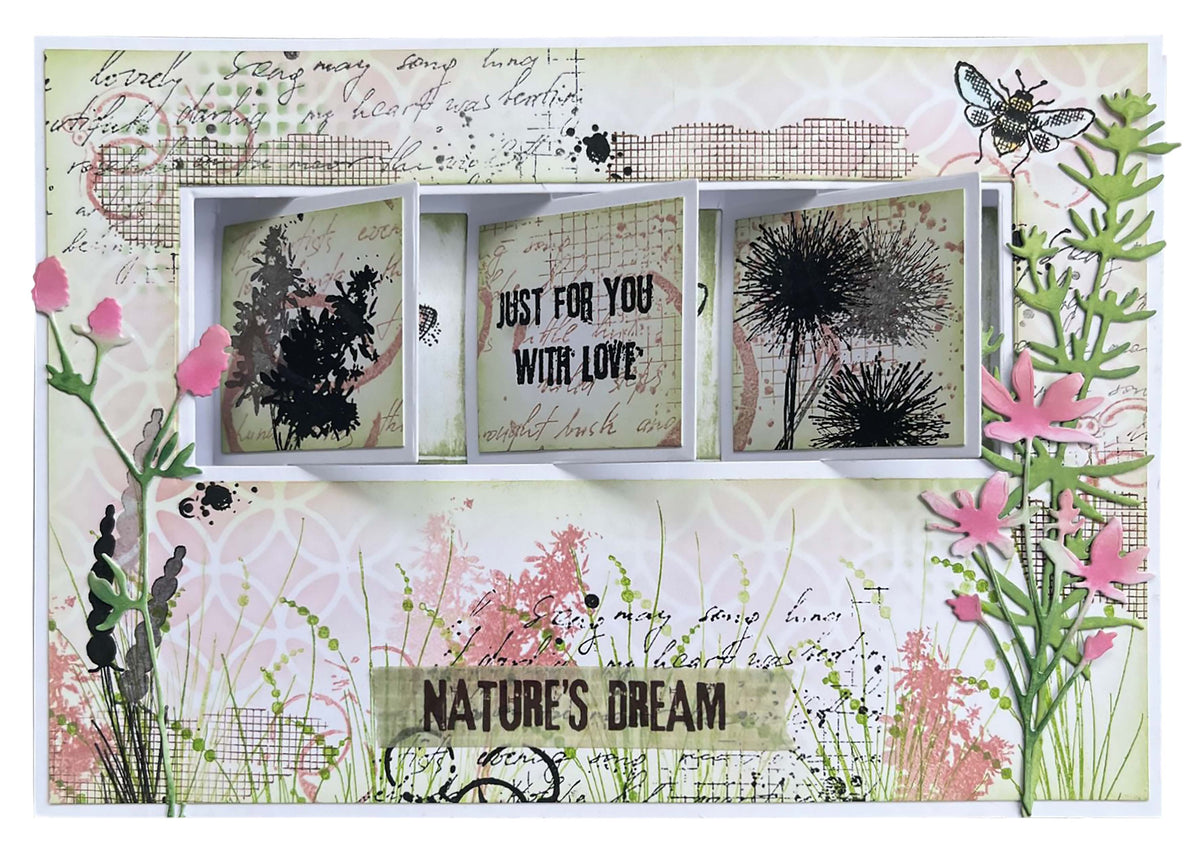 HEN Washi Tape Wonderful Dreams Natures Dream 77,5x37x37mm 6 PC nr.16