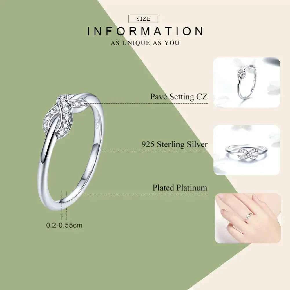 Sterling Silver Infinity Ring (Forever Bound)