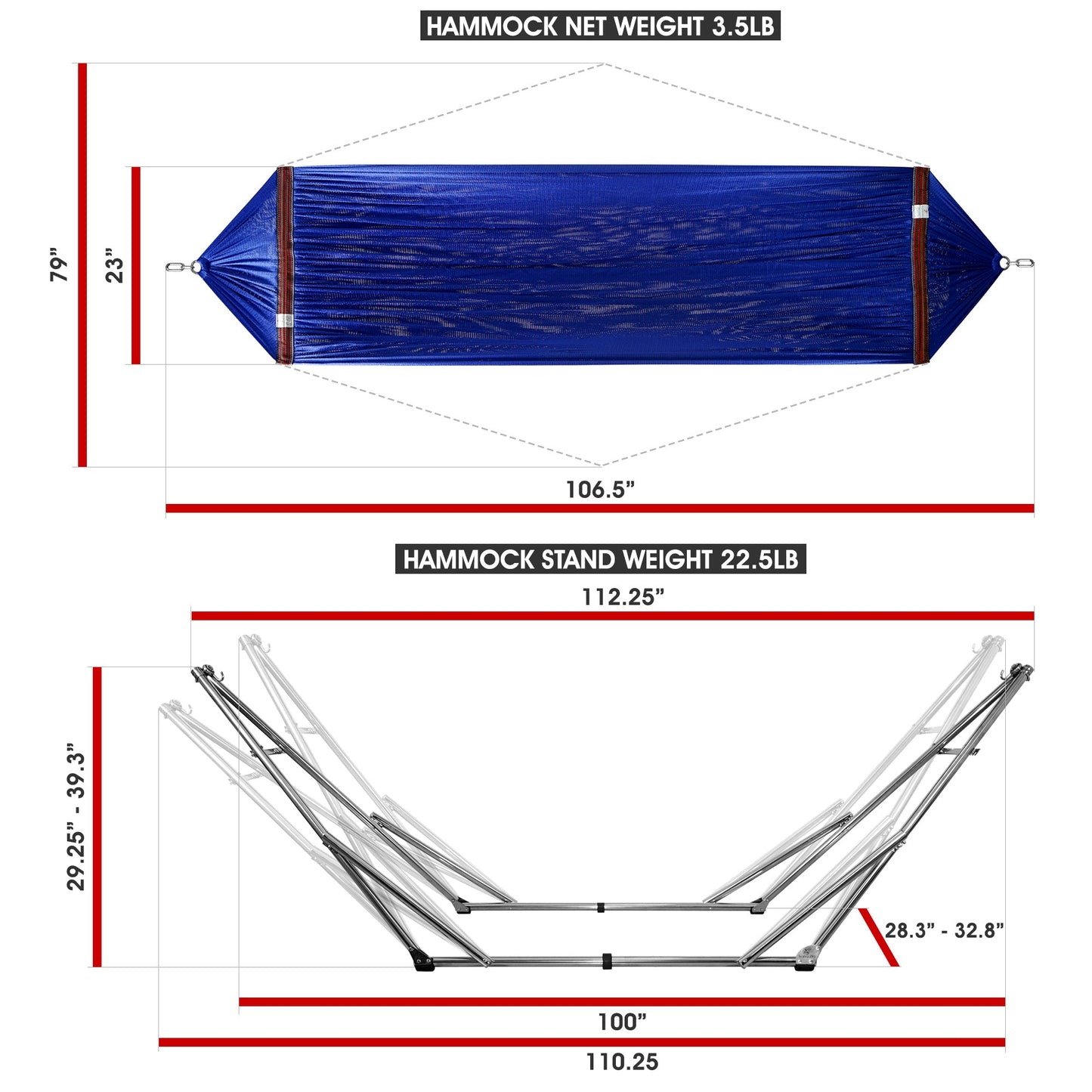 Original Stainless Steel Hammock Stand