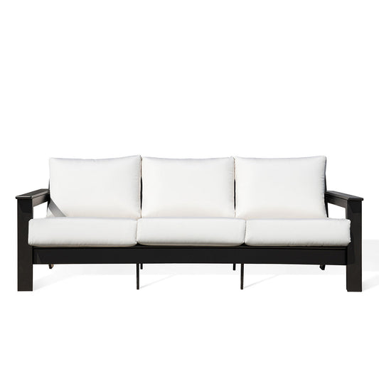 Hickory Polymer Outdoor Sofa with Sunbrella® Cushions - AURABAGS SHOP