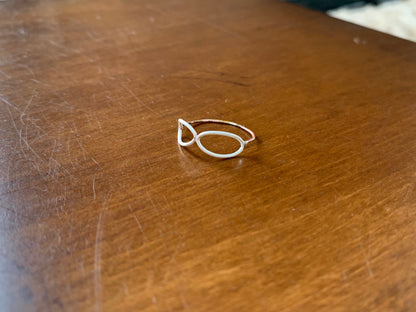 The Infinite Balance Ring – Handcrafted Minimalist Sterling Silver or 18K Gold