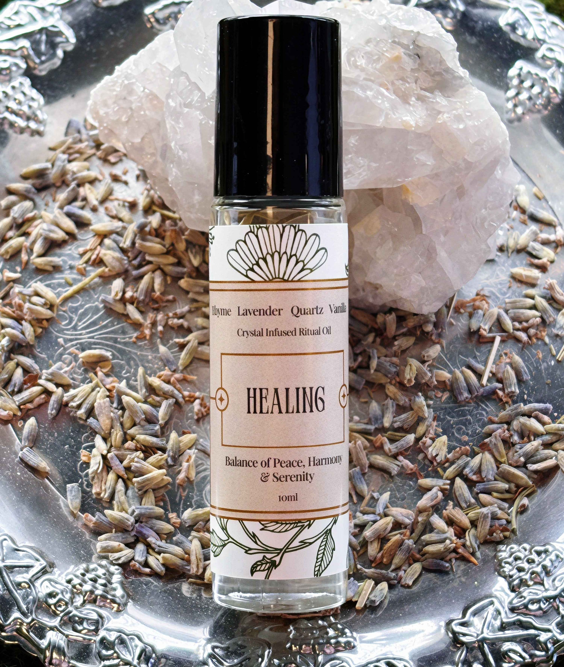 Healing Crystal Infused Ritual Oil