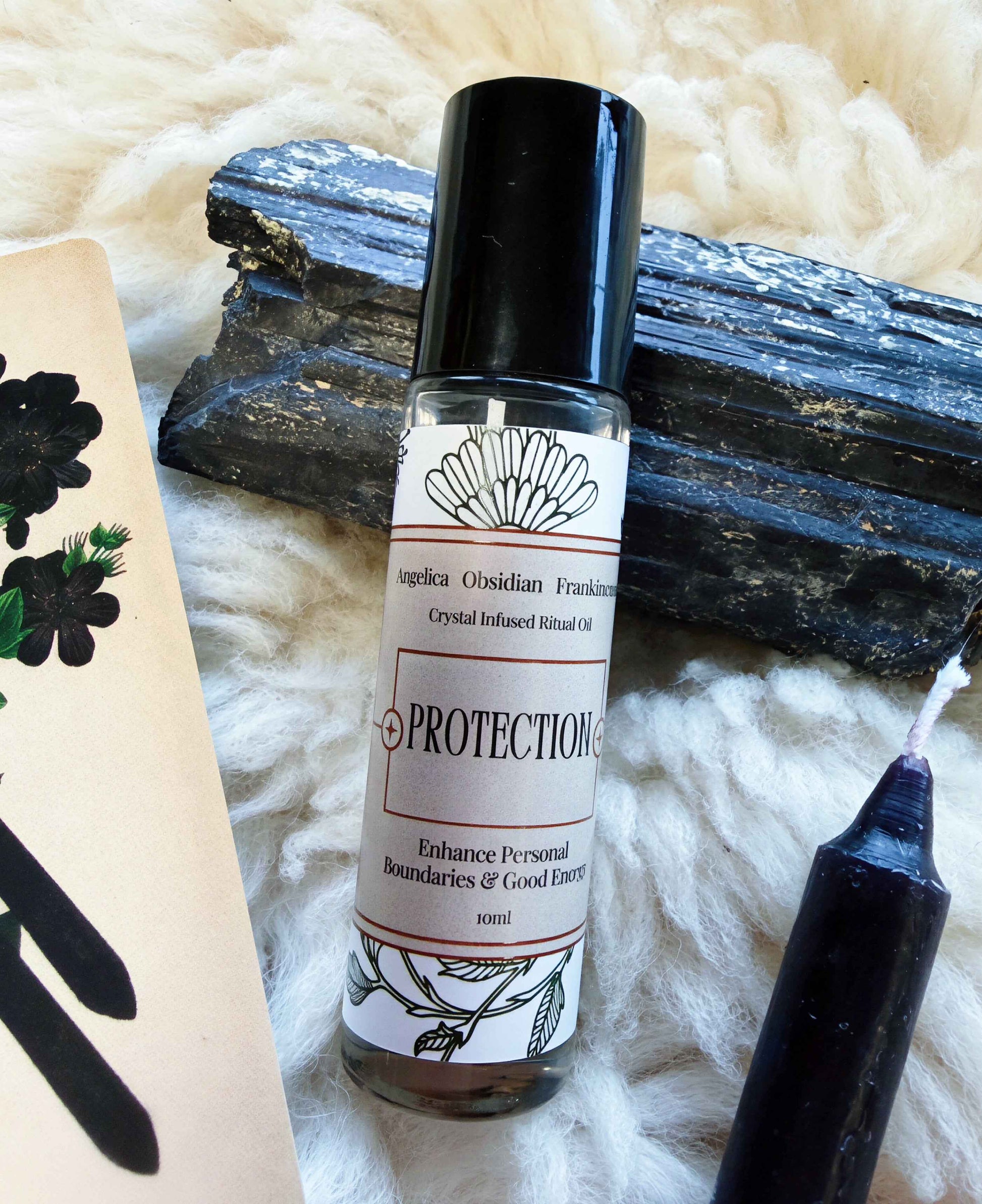 Protection Crystal Infused Ritual Oil