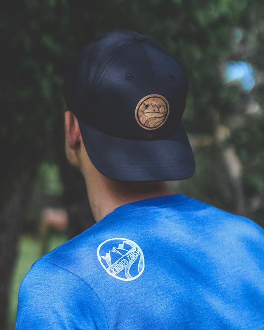 LOGO - Heather Blue - Unisex Eco Tee