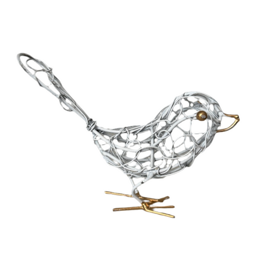 Wire Bird - White