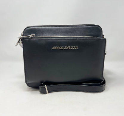 Petit Sac bandoulière avec porte-carte détachable, noir | Kennedi
