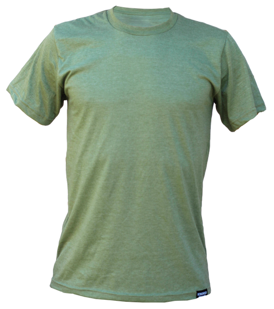 Heather Army Green Unisex Eco Tee