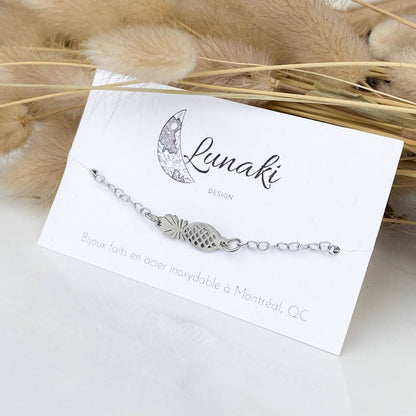 ANANAS | Bracelet en acier inoxydable
