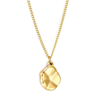 Textured Oval Pendant