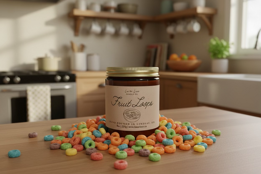 Fruit Loops Kerze