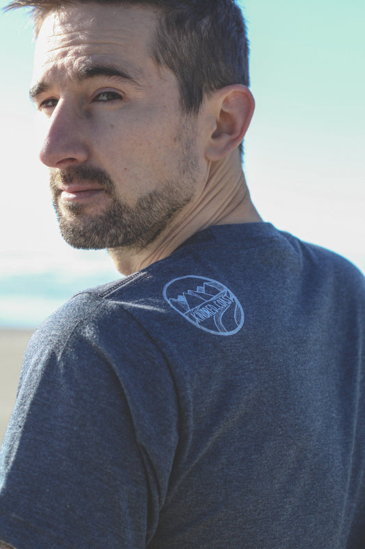 NICE HUMAN - Unisex Eco Tee - Heather Charcoal