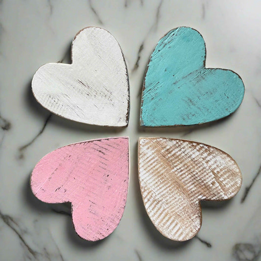 Wooden Heart Coaster
