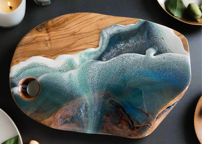 Olive Wood Charcuterie Board - AURABAGS SHOP
