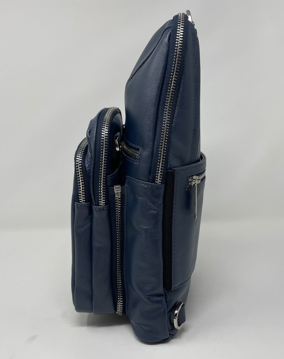 Sac bandoulière 3 en 1 Unisexe avec section pour carte RFID, Bleu marine | Gabriel - PRÉCOMMANDE