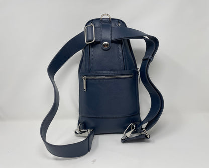Sac bandoulière 3 en 1 Unisexe avec section pour carte RFID, Bleu marine | Gabriel - PRÉCOMMANDE
