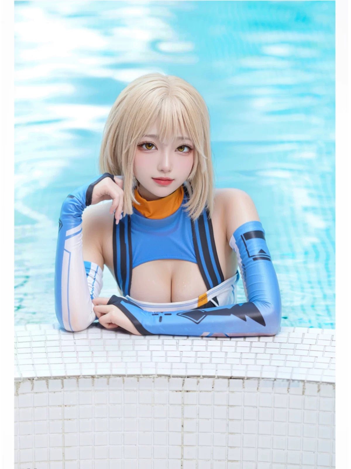 Anime Sci-fi Spandex Swimwear Racing Suit Wet Suit Race Queen Costume