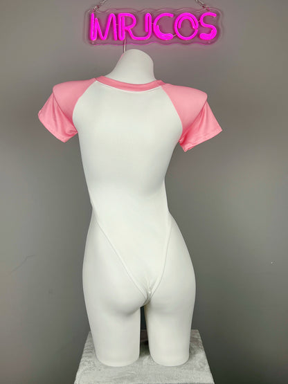Anime Style Cosplay BodySuit Open Crotch Lingerie Costume
