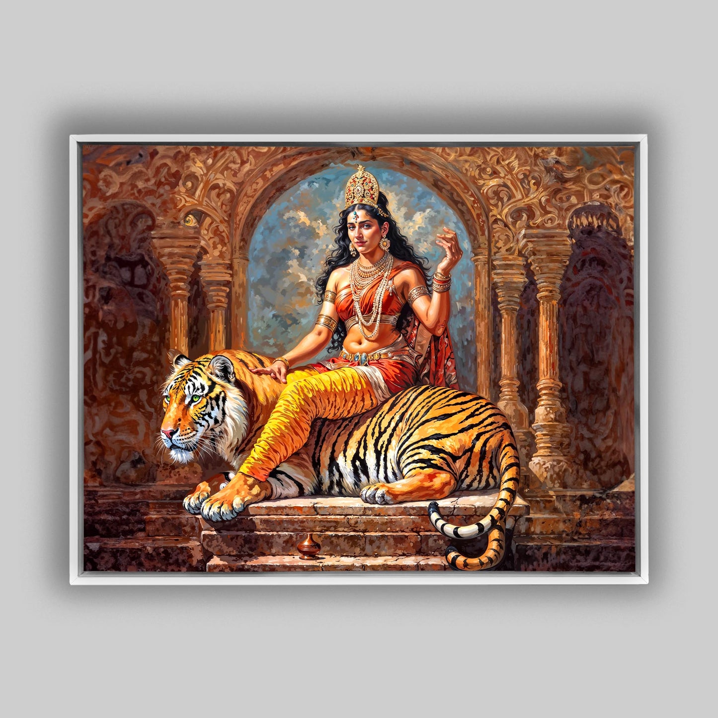 Wall Art -Parvati Canvas Print -Indian Art