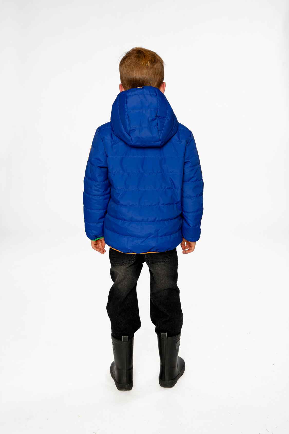 Quilted Mid-Season Jacket Royal Blue