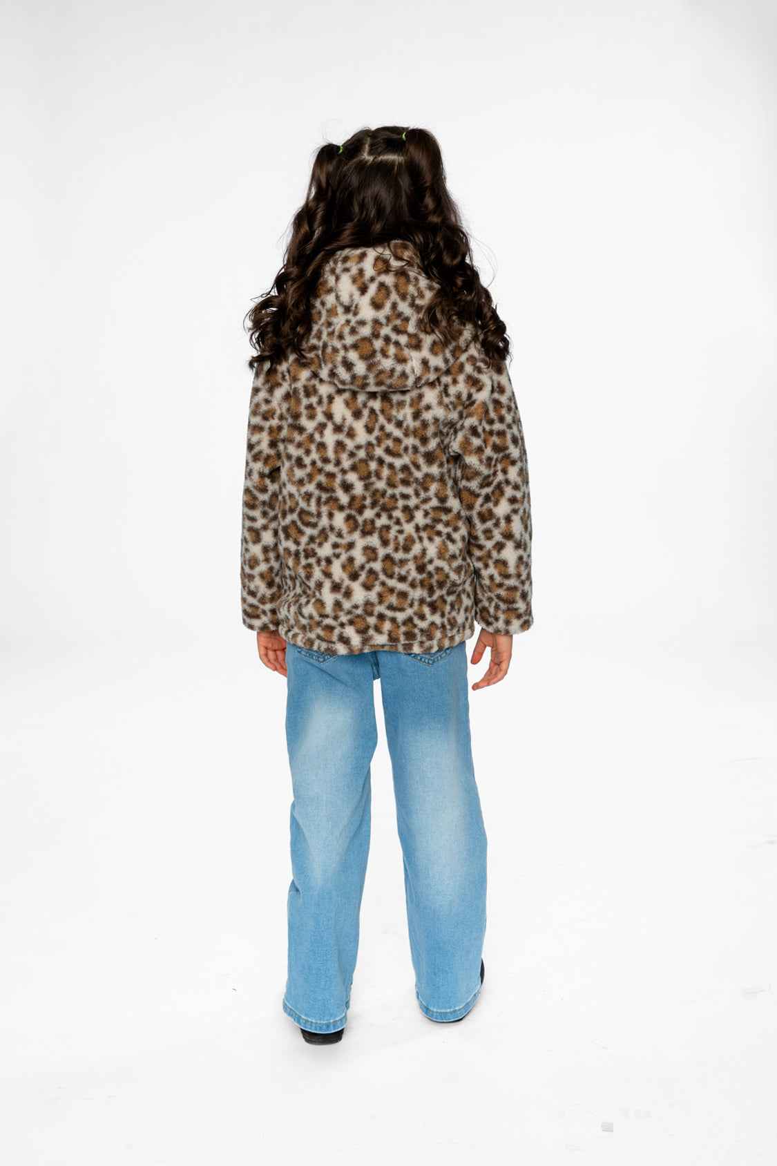 Reversible Mid-Season Jacket Pink And Leopard