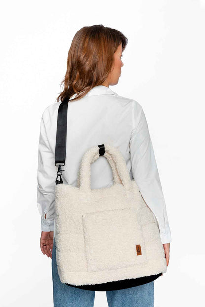 Diaper Bag Off-White With Changing Mat