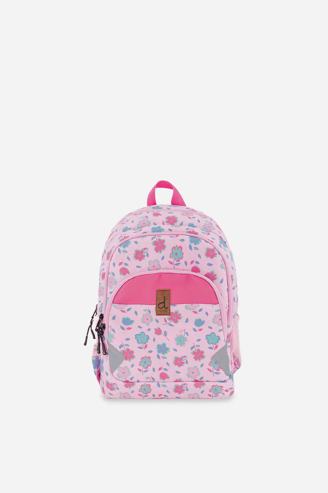 Little Kids Backpack Pink Printed Flowers
