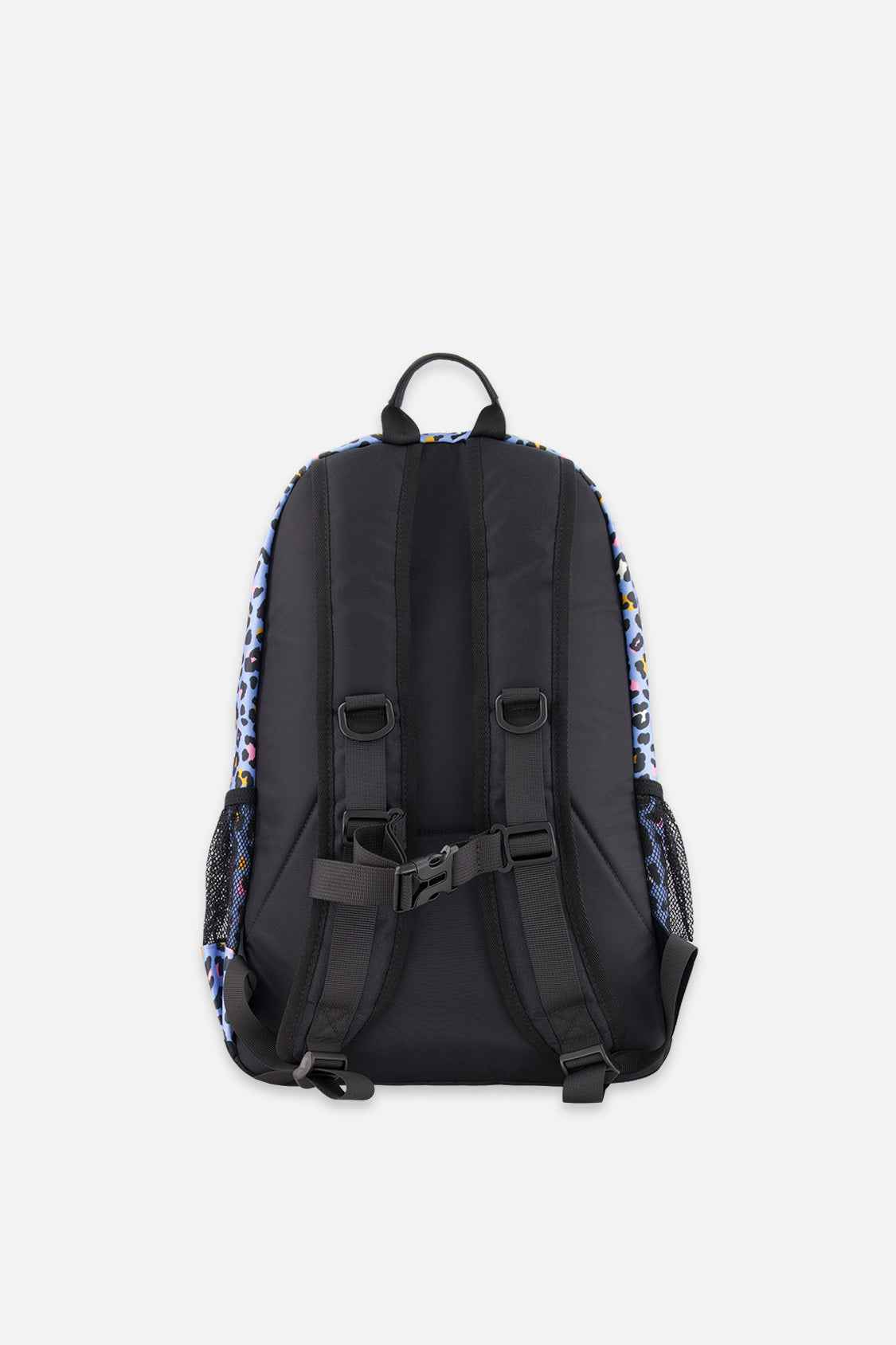 Kids Backpack Blue Leopard Print