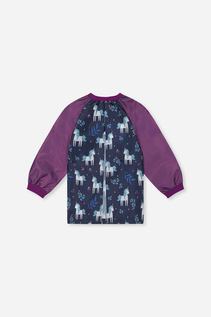 Apron Blue And Purple Unicorn Print