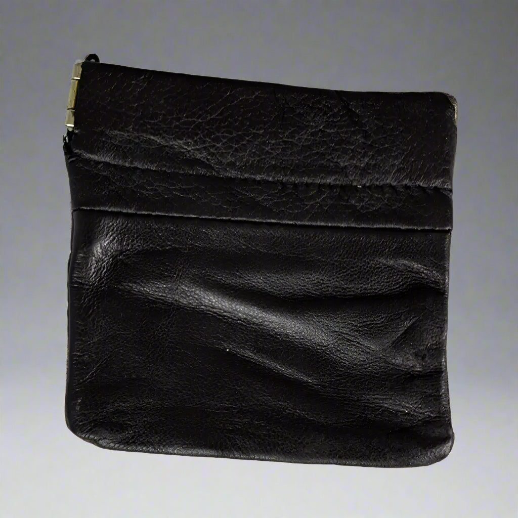 JBG International Snap Frame Leather Coin Purse