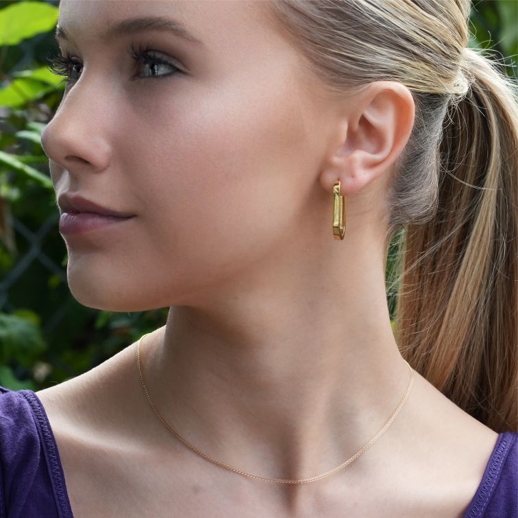 JOSEFA Gold: Mini Textured Dainty Gold Chain