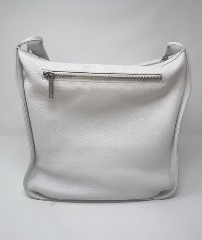sac à main souple en bandoulière, blanc | Julie