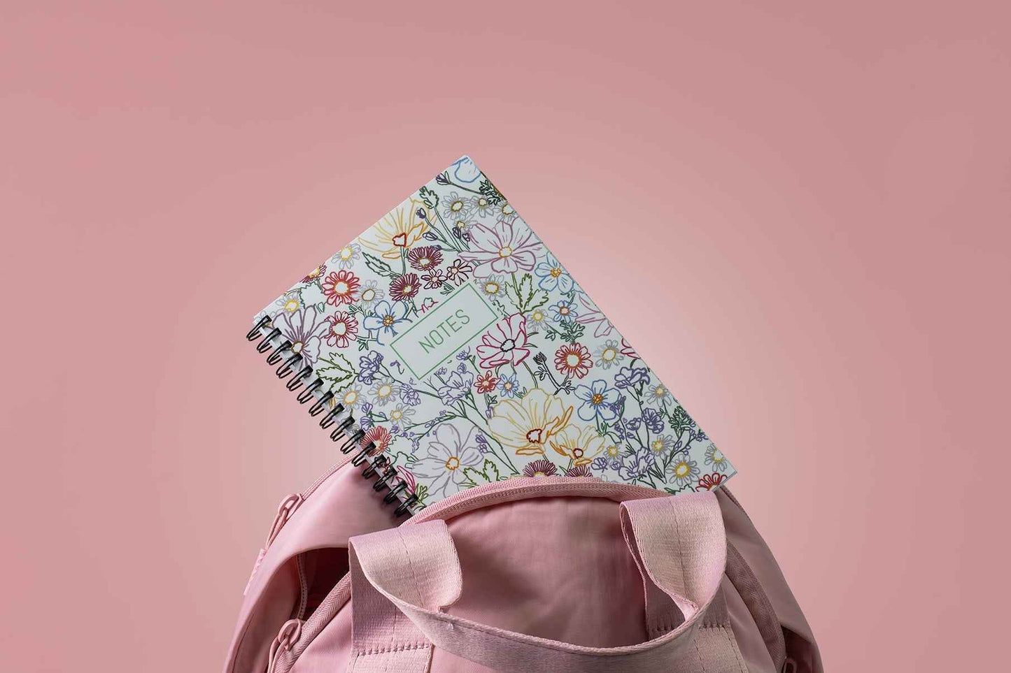 Rainbow Floral Notebook