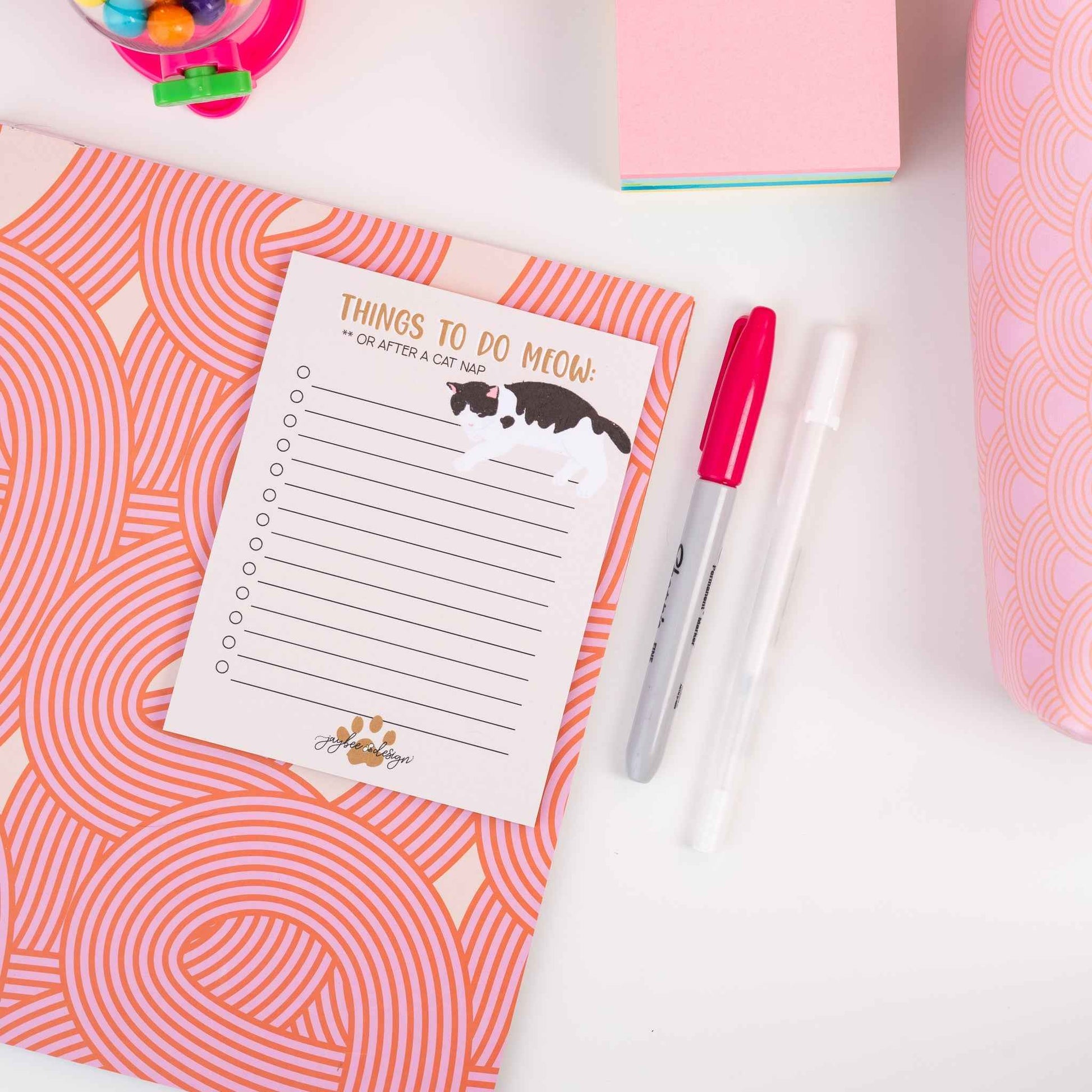 Things To Do Meow Notepad