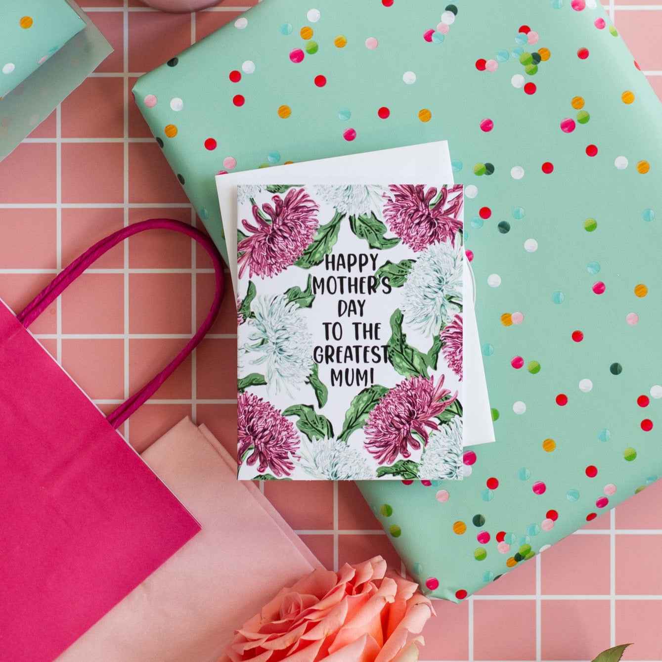 Happy Mother's Day To The Greatest Mum!  - Greeting Card