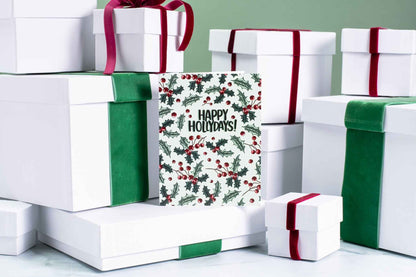 Happy Hollydays! - Greeting Card