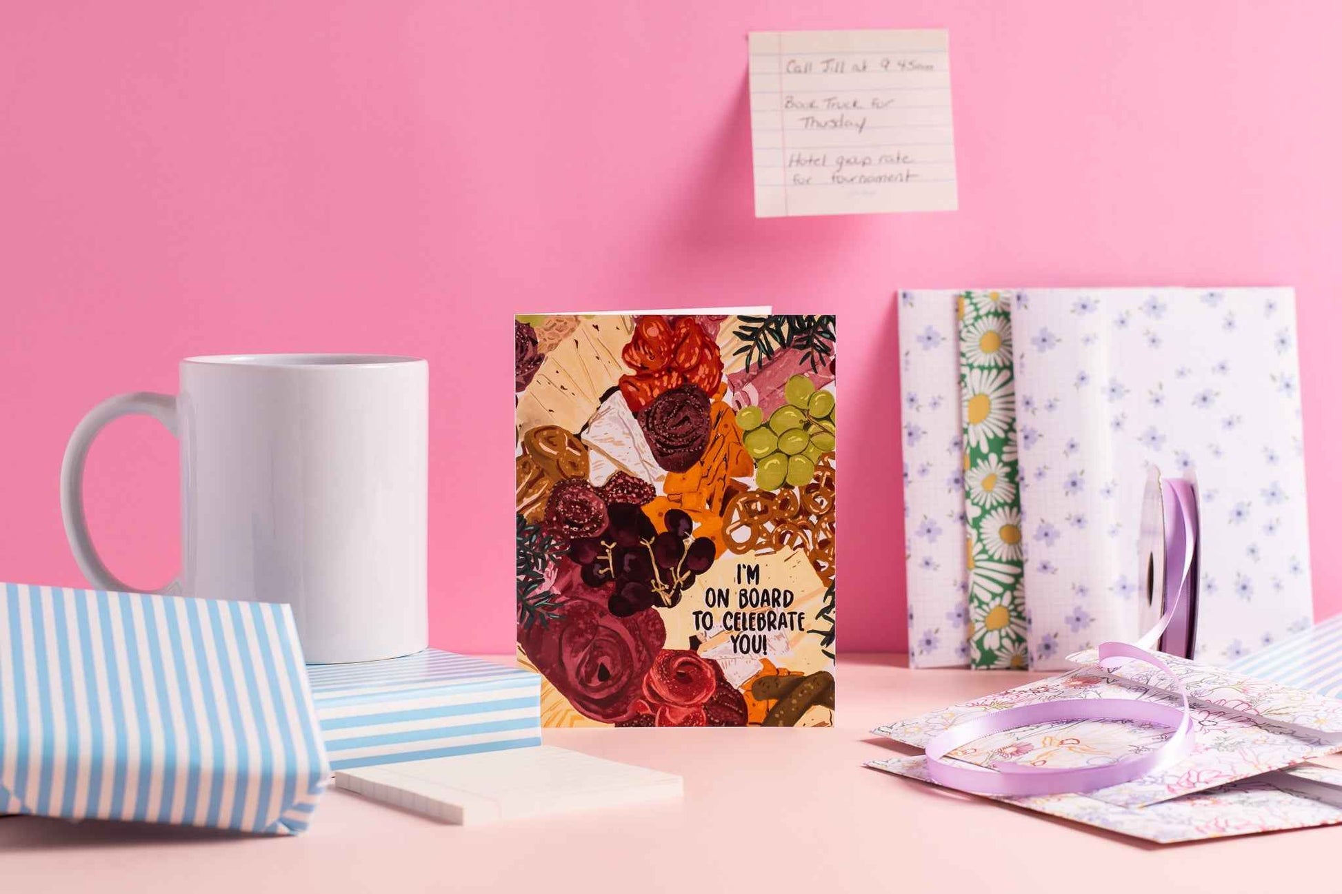 I'm On Board To Celebrate You! - Greeting Card