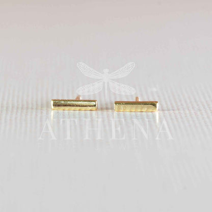 Sample Sale: Bar Stud Earrings in Sterling Silver