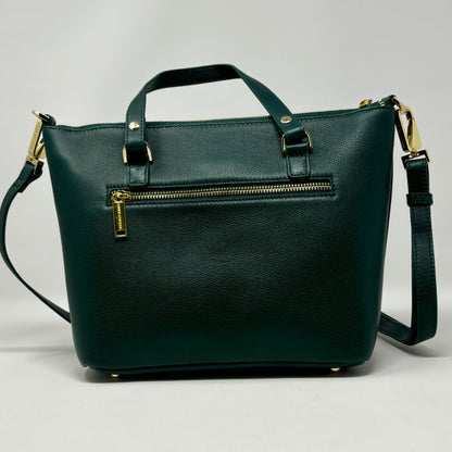 Sac à Main en cuir véritable Dark Green | Lina