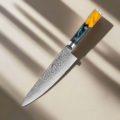 Kaze Katana | Kochmesser 20 cm Damast VG10 Stahl 67 Lagen