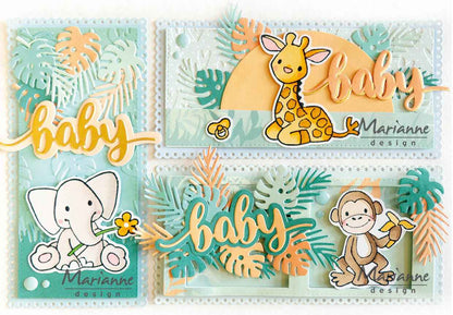 Marianne Design Creatables Die - Little Jungle Leaves