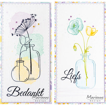 Marianne Design Clear Stamp - Silhouette Art - Tulip