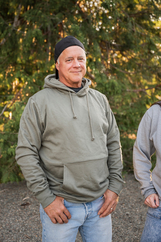 Unisex Organic Cotton Hoodie - Sage