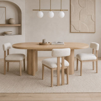 Swal Solid Ash Wood Dining Chair