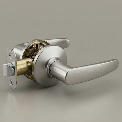 Vellum Hardware AeroCurve Door Lever — Keyed, Privacy, Passage & Dummy Functions