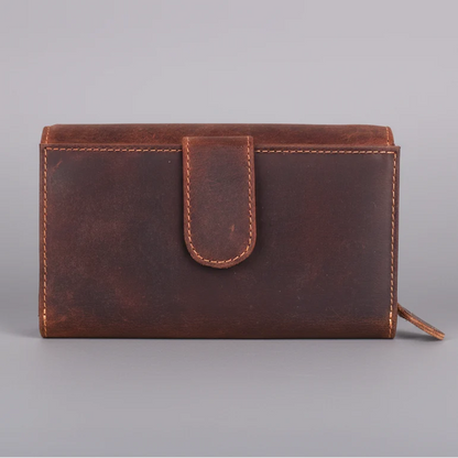 Greenwood Leather Full Grain Leather Wallet RFID Clutch