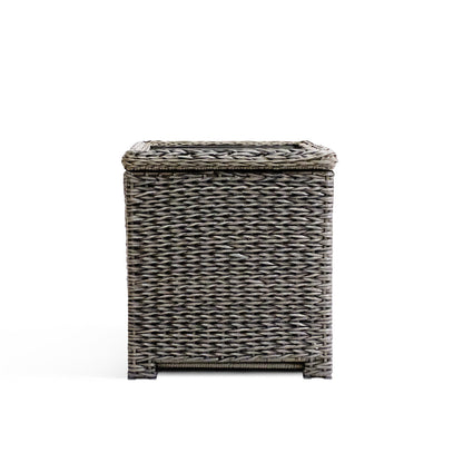 Laguna Point Wicker Outdoor Storage Chest End Table - AURABAGS SHOP