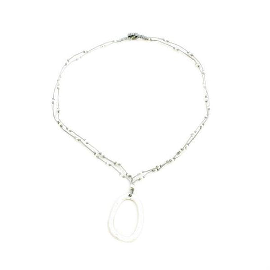 Oval Hoop Necklace