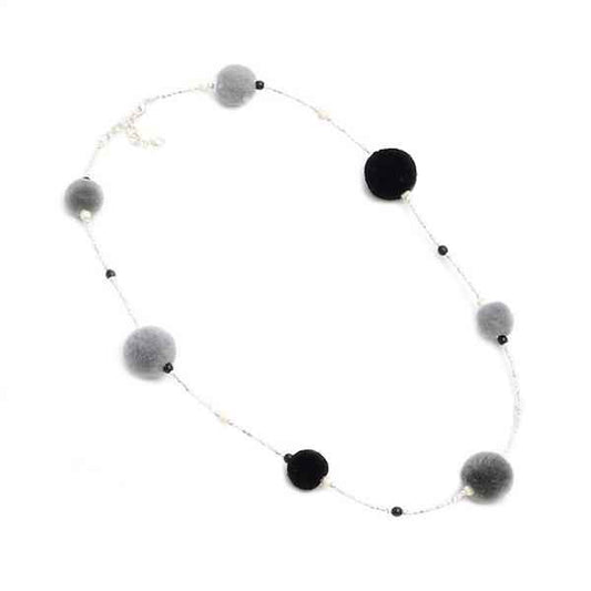 Multi Pom-Pom Necklace