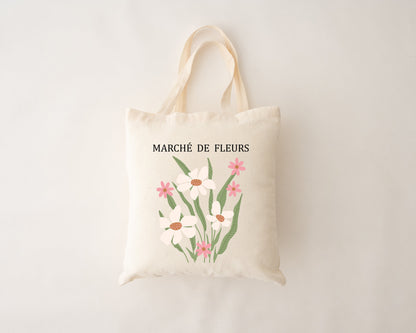 Wiederverwendbare Tasche - Blumenmarkt 01
