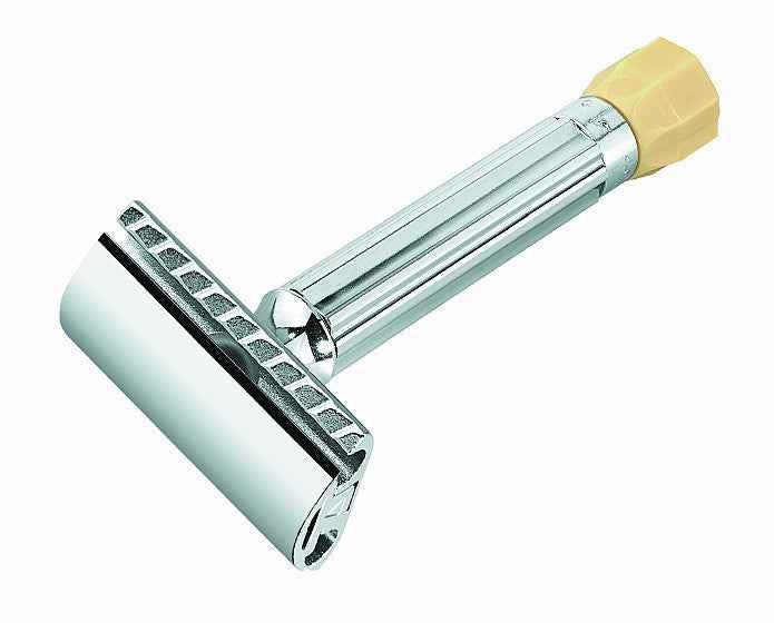 Merkur Progress Adjustable Double Edge Safety Razor Safety Razor, Short Handle, Chrome